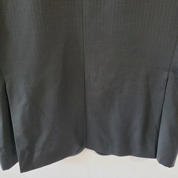 Jos. A. Bank Tailored Fit Traveler's Collection 100% Wool Sport Coat 42L Black